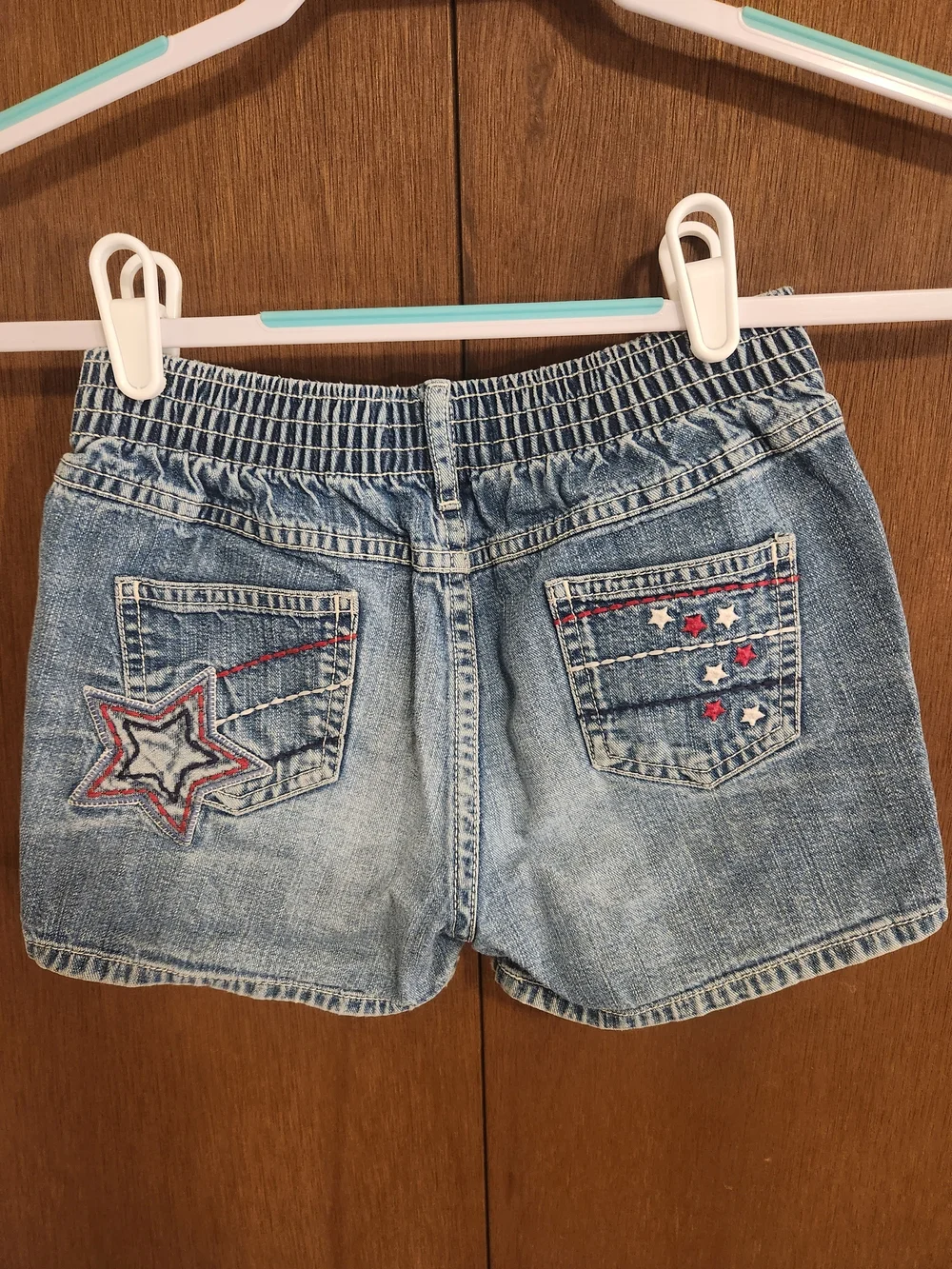 OshKosh B'gosh Light Blue Denim Shorts with Star Studs